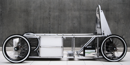 Side view of the Angry Gecko car frame